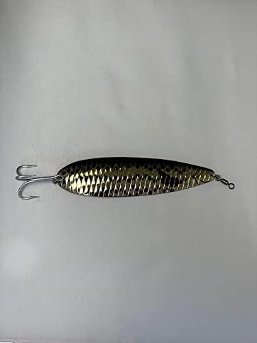 Nichols Lures 6FS18-25SW 6" Ben Parker Mini Magnum Salt Water Special Flutter Spoon, Sand Bass, 2.5oz, Multi, One Size