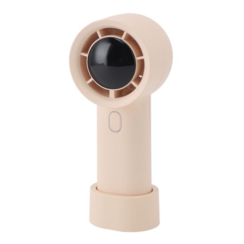 AKLOSIPY Ventilador de Mano Bladel USB Recargable Pantalla Digital de Enfriamiento Portátil Ventilador Silencioso para la Oficina Al Aire Libre E