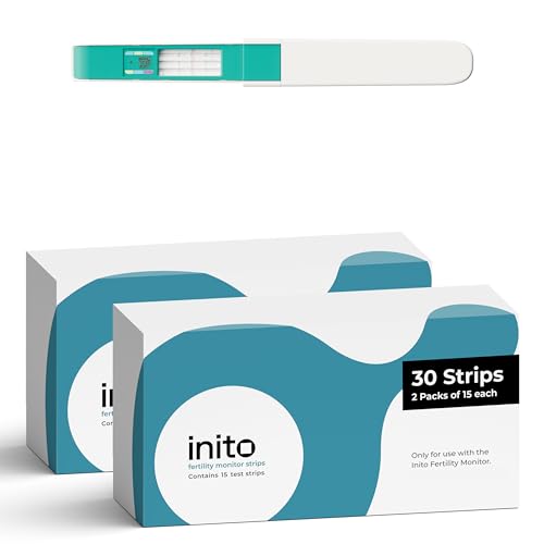 Image of Inito Fertility Test Strips | Pack of 30 | Compatible with Inito Fertility Monitor | Compatible with Both iOS and Android