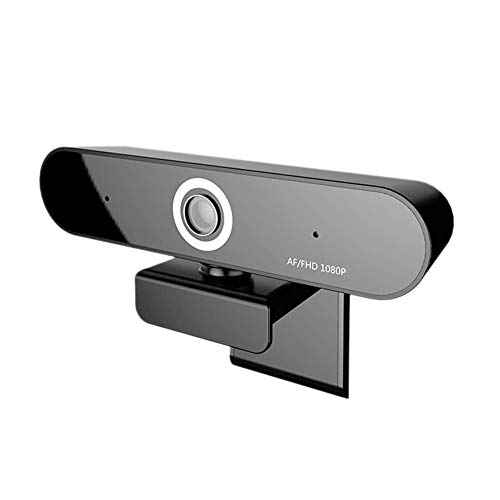 HD Computer-Kamera, 1080P Autofokus USB Drive Free Integrierte Dual-Mikrofon-Internet-Radio-Video-Chat,Schwarz