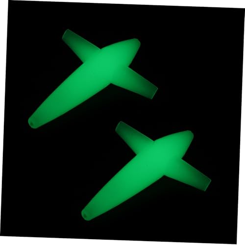 SUPVOX 2個 明るいトローリングフィッシングギア 魚釣りルアー 海釣りルアーフック pp 白い