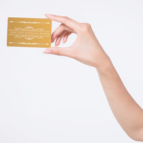 Cartes de Visite Impression Transfert Thermique aluminium sublimation 100 pcs