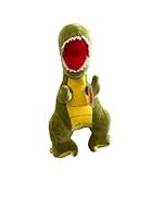 Jam & Honey Dinosaur Plush Toy – Super-Soft & Huggable Stuffed Animal for Kids – Safe & Adorable Cuddle Buddy for Boys & Girls (Green & Yellow)