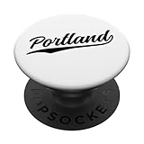 Photo Gallery portland oregon cool retro script anni 70 nero testo swoosh popsockets popgrip intercambiabile Photo Gallery portland oregon cool retro script anni 70 nero testo swoosh popsockets popgrip intercambiabile