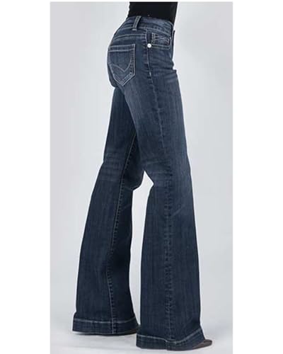 Stetson Women's 214 Trouser Jeans Blue 4 REG3