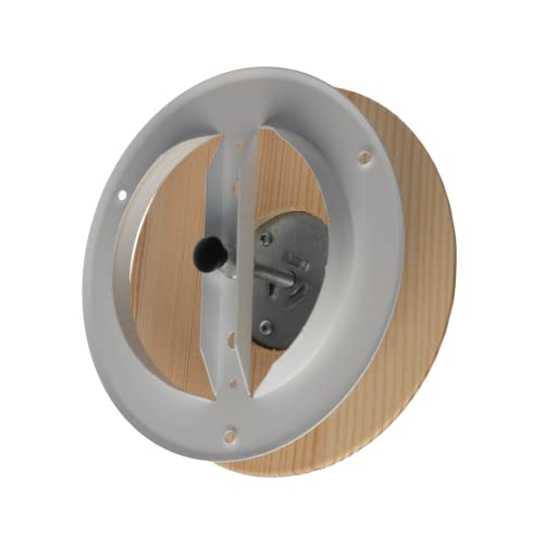 EUROPLAST Ø 100mm Holz Tellerventil Abluft- und Zuluft Deckenventil Ventil Lüftungsgitter Sauna