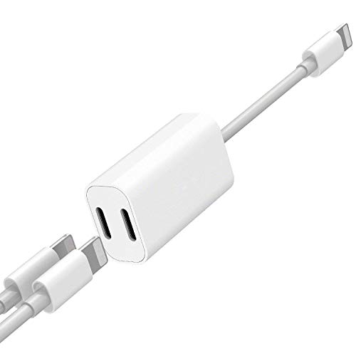 [Apple MFi Certified] iPhone Splitter Adapter Compatible with iPhone X Xs Max Xr