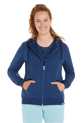 Veste de survêtement femme d'une qualité supérieure en coton bio GOTS durable