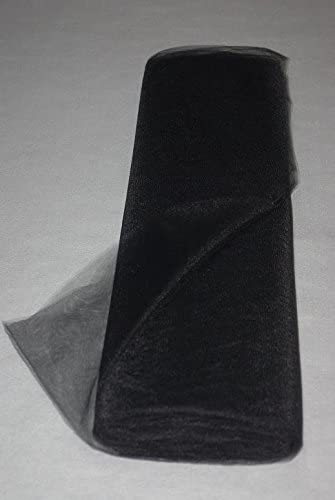 Générique Tulle Souple Mariage Noir Grande Largeur 300 cm au Metre Deco Robe Tutu