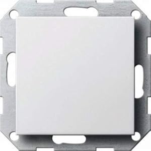 GIRA System 55 Blindabdeckung Reinweiß