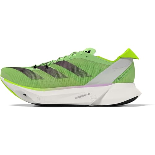adidas Tênis adulto unissex Adizero Adios PRO 3, Verde/Aurora/Lem, 44 BR