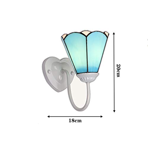 Lampe de chevet de la chambre applique murale blanche