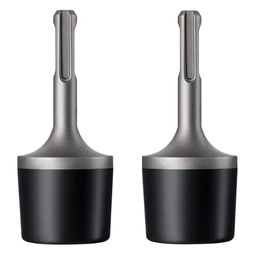 INREPRO 2Pcs Marteau Vibrant En Caoutchouc avec SDS Plus, Marteau Vibrateur De Radiateur, Perforateur À Tige Ronde Vibrant pour radiateurs, tuyaux, carrelage