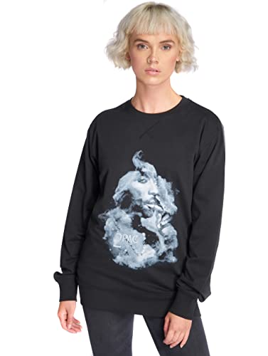 Sweatshirt homme Tupac Smoke Mister Tee noir XL vêtement streetwear de coton