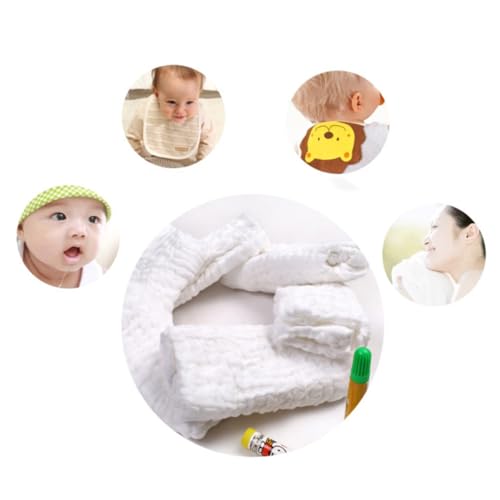 IWOWHERO 5pcs Pure Cotton Booster Pads Diaper Newborn Reusable Diapers for Toddlers