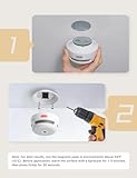 X-Sense Standalone Mini Smoke Alarm for Home, 10-Year Battery Fire Alarm with Magnetic Mount, LED Indicator & Silence Button, Conforms to EN 14604 Standard, XS01 (No Wi-Fi, Magnetic Holder) - Image 9