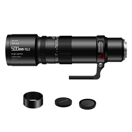 TTARTISAN 500mm F6.3 望遠レンズ フルフレーム X-T4 X-T3 X-E3 X-E3 X-T30 X-100 X-S10 X-PRO3 X-T2 X-PRO1 X-PRO2に対応Fuji X マウントカメラレンズ
