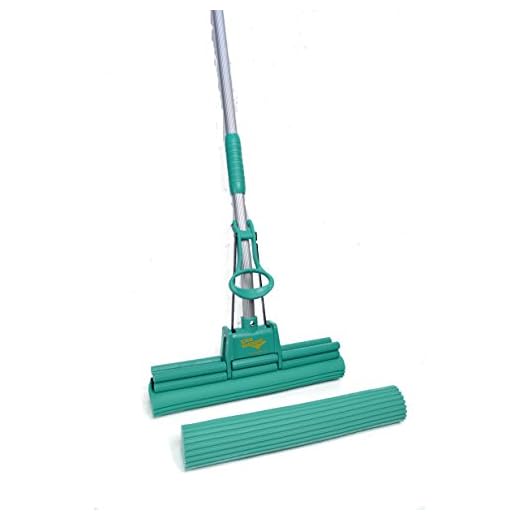 The Super Jumbo 16" PVA Sponge Mop Set (Mop and 1 Extra Refill)