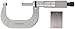 Starrett V2MXRL Outside Micrometer, Ratchet Stop, Lock Nut, Carbide Faces, 25-50mm Range, 0.001mm Graduation
