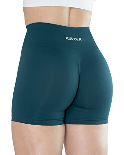 Image of AUROLA Dream Collection Women Workout Shorts High Waist Gym Shorts, Scrunch Butt Seamless Athletic Shorts