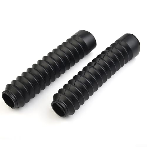 Fuelle de horquilla de motocicleta, paquete de 2, botas de goma de 13 secciones para frenos y suspensión de motocicleta todoterreno, evita los desechos y