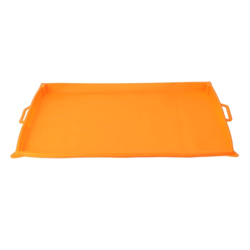 Accesorio de Naranja de Silicona de Grado de Alimentación de la Colchoneta para Acampar Al Aire Libre, Cubiertas para el Exterior, Alfombra de Horno para Caminar Al Aire Libre,
