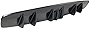 Rear Diffuser Universal Fitment, V5 Style Unpainted Black ABS Plastic Splitter Spoiler Valance Under Lip Body kit by IKON MOTORSPORTS