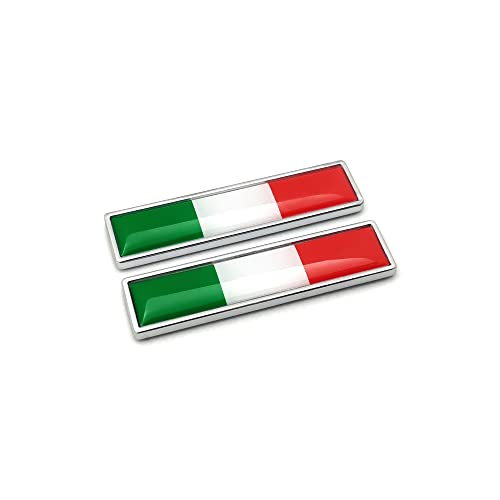 Calcomanías de bandera italiana para lucir tu pasión por Italia en las ventanillas de tu coche