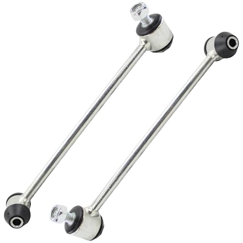 Image of Detroit Axle - 8pc Bare Struts Kit for 2013-2015 Mercedes-Benz GLK250 2010-2015 GLK350, 2 Front Bare Strut Shocks Assembly 2 Rear Shock Absorbers 4 Front Rear Sway Bars 2014 Replacement