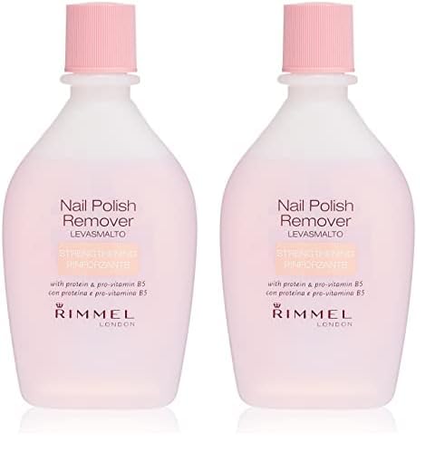 Rimmel London Levasmalto Rinforzante Solvente Unghie ad Azione Rapida con Proteine e Pro-Vitamina B5, 100ml (Confezione da 2)