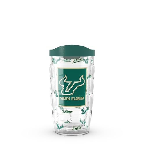Tervis USF Bulls - Overtime Made in USA Double Walled Insulated Tumbler Travel Cup Keeps Drinks Cold & Hot 10oz Classic
