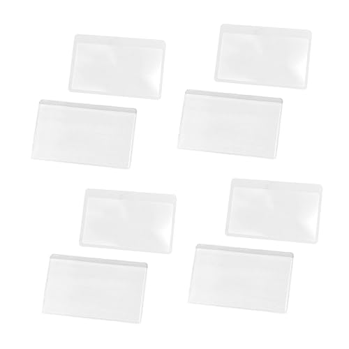 HOODANCOS 8Pcs Portable Shaped Magnifying Glasses Creative Magnifier for Jewelry Coins Stamps Durable Lens for Close Observation and Easy Use