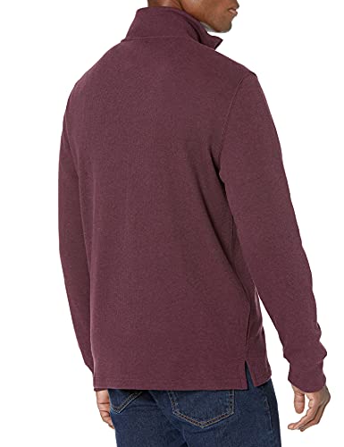 Image of Amazon Essentials Men's Quarter-Zip French Rib Mock Neck Sweater, Casual Wear