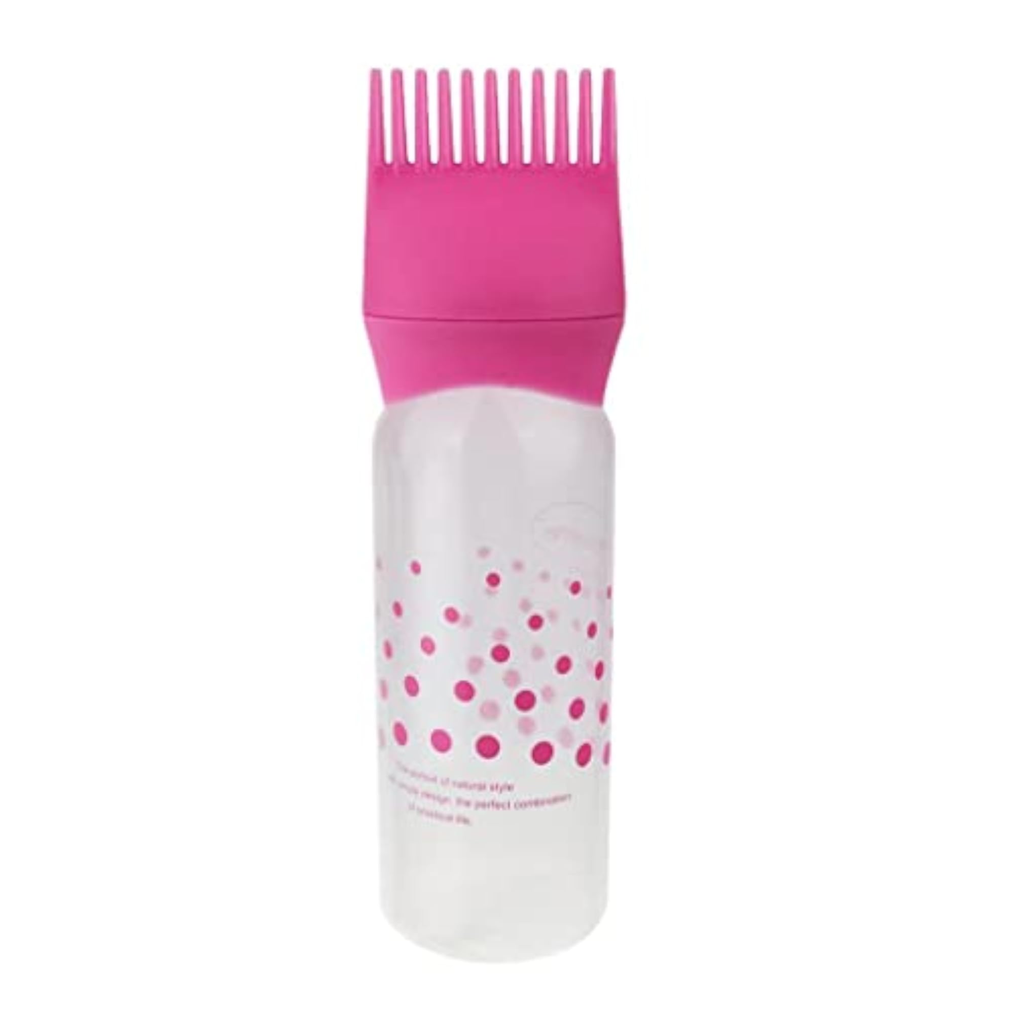 5x120ML Empty Hair Dye Dispensing Bottle for Salon Pink