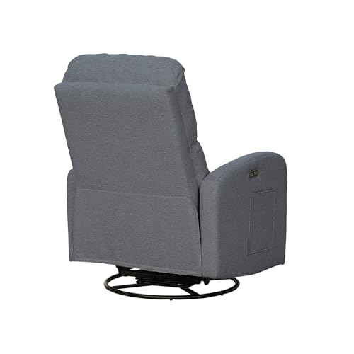 Sillón Reclinable Gris Plegable miniatura 4