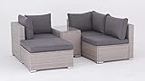 Enjoy Fit Rattan Polyrattan Lounge Sitzgruppe Garnitur Gartenmöbel aus 4 Sitze Sofa - 5