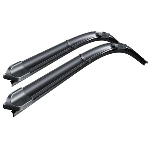 Mossa Escobillas limpiaparabrisas para la luna delantera adecuadas para Chrysler Voyager III, IV (01.1995-2008) - escobillas plana Premium