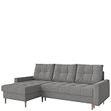 ecksofa bakoner mit bettkasten und schlaffunktion 2 Bettkästen: Das Ecksofa mit Schlaffunktion ist mit zwei Bettkästen ausgestattet, die sehr viel Stauraum bieten. Das praktische Design bietet zusätzliche Aufbewahrung im Wohnzimmer für Bettwäsche und Decken