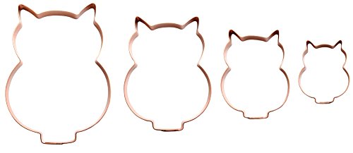 Owl Cookie Cutter by The Fussy Pup set of 4