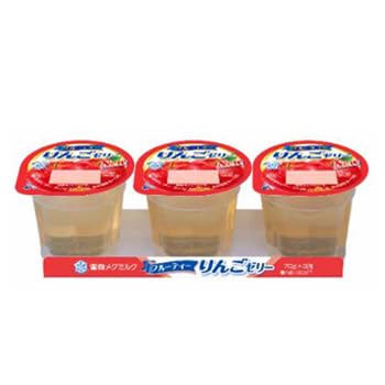 雪印メグミルク フルーティーりんごゼリー 70g×3 【70g×3個入】6パックのサムネイル