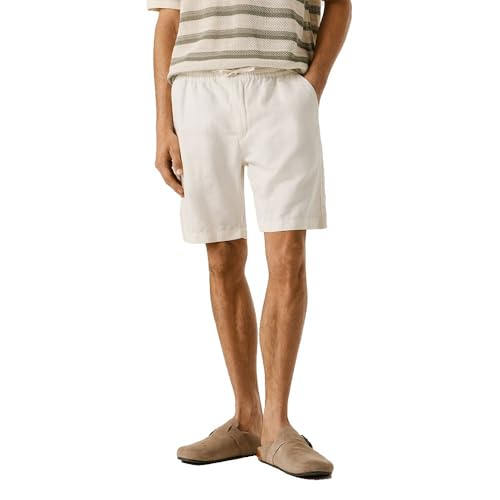 Short Pepe Jeans en lin premium coupe ample taille 30