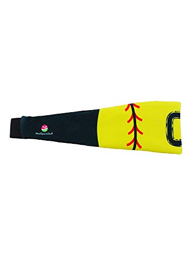 MadSportsStuff Softball Headband for Girls with Jersey Number (Numbers 00-39)2