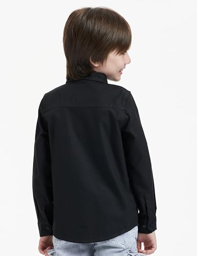 Image of Amazon Brand - Symbol Boy's Regular fit Shirt (Black + Olive 2 Years-3 Years)