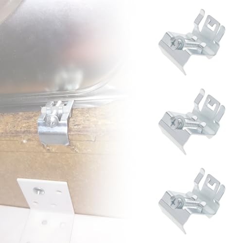 eMagTech 10 Stück Küchenspüle-Clips Küchenspüle-Befestigungsklammern Klammern Spülbecken-Befestigungsklammern für Waschküche Küchenspüle Duschraum