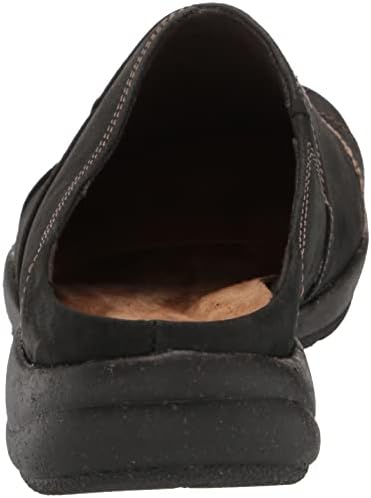 Clarks Roseville Faye Clog, Black Leather, 11 Medium | Image 2