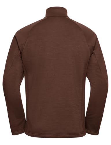 Jack Wolfskin Herren Peak District Fz M, Hot Choc, M EU – Ansicht 5