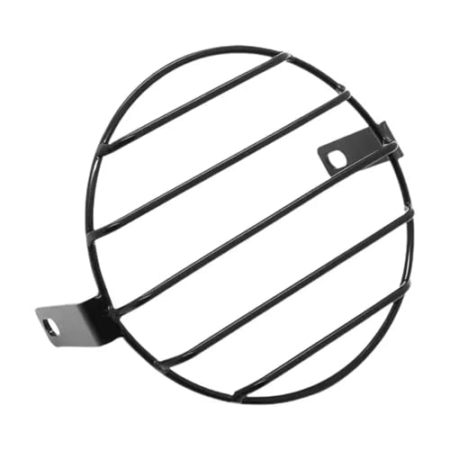 Protector faro negro con parrilla de malla de hierro resistente
