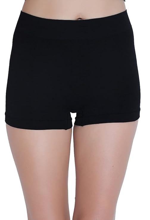 tushana Seamless Boyshort Panty Set for Women Stylish Undergarments Solid Plain Multicolor-picture-23