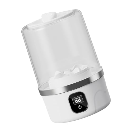 Hkfgdjdl Lavadora portátil pequeña de 3000 mAh, inalámbrica, limpiador de ropa interior, para calcetines, viajes, camping, apartamento