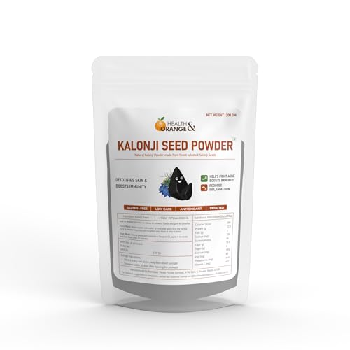 Image of H&O Defatted Kalonji Powder - 200 Gram - Low Fat Nigella Seeds Powder - Rich in Fiber & Antioxidants